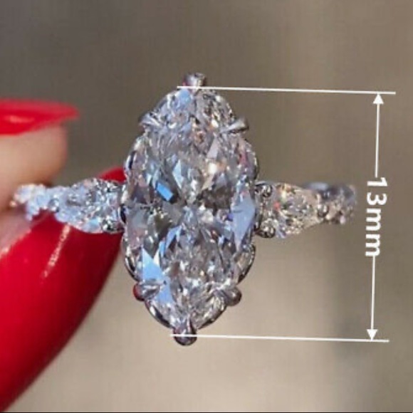 NWT DIAMOND 💎 925 Sterling silver Ring - Picture 2 of 2